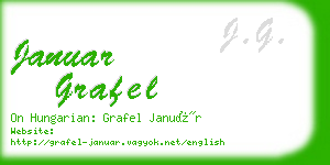 januar grafel business card